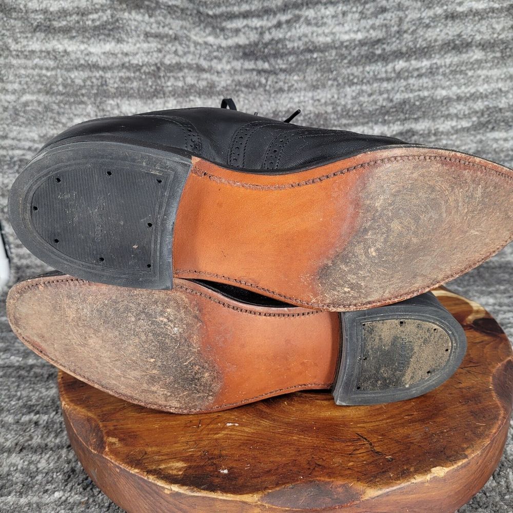 Sebago Vintage Roamers Dover Oxford Black Leather Dress Shoes w/Box Mens Size 11 - Picture 10 of 12